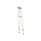 Apex - Carex - Fga97600 0000 - Underarm Crutches Aluminum Frame Adult 250 Lbs Weight Capacity Push Button Adjustment