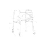 Drive Devilbiss Healthcare - 10325B - Medical Walkertipblack,11/8"