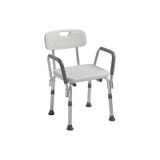 Drive Devilbiss Healthcare - 43-2636 - Knock Down Bath Bench With Back And Padded Arms