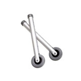 Drive Devilbiss Healthcare - 770-161 - Medical 3" Walker Wheels, Silver, 1Pr