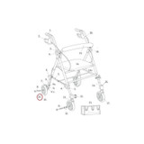 Drive Devilbiss Healthcare - 9505W1026112 - Medical Front Wheel,10261