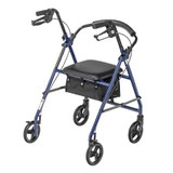 Drive Devilbiss Healthcare - R800Bl - Medical Rollator With 6 Wheelspouch And Padded Seat 300Lb
