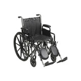 Drive Devilbiss Healthcare - Silver Sport - Ssp220Dda-Elr - Medical - 2 Wheelchair, Detachable Desk Arms, Elevating Leg Rests, Seat