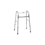 Fabrication Enterprises - 43-2104 - Folding 2 - Button Walker, Oversize Bariatric, No Wheels