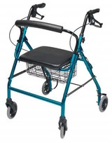Graham Field - Lumex Walkabout - Rj4318B - Walker, Rollator Wd Alum 350Lbcap Rblu D/S
