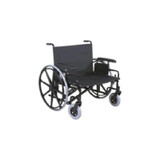 Graham Field - Regency Xl 2000 Heavy Duty - 67302230 - Bariatric Wheelchair Dual Axle Desk Length Arm Swing - Away Elevating Legrest Black Upholstery 30 Inch Seat Width Adult 700 Lbs Weight Capacity