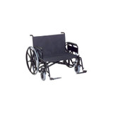 Graham Field - Regency Xl 2000 Heavy Duty - 67342230R - Health Products Bariatric Reclining Wheelchair Dual Axle Desk Length Arm Swing - Away Elevating Legrest Black Upholstery 34 Inch Seat Width Adult 700 Lbs Weight Capacity