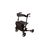 Mabis - Healthsmart Gateway - 501-5012-4100 - 4 Wheel Rollator Titanium Gray Adjustable Height / Lightweight Folding Aluminum Frame