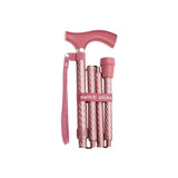 Mabis - Switch Sticks - 502-2000-5206 - Folding Cane Aluminum 32 To 37 Inch Height Rose Gold