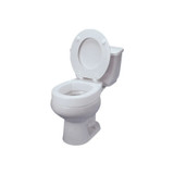 Maddak - Tall-Ette - 725711005 - Elongated Raised Toilet Seat 3 Inch Height White 350 Lbs Weight Capacity