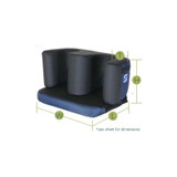 The Comfort - Foot Double Tall - Ftdt-24 - Wheelchair Cushion For
