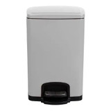 Mckesson - 16-35269 - Wastecan, Step - On Sq Metal Wht20Qt - Each