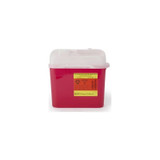Bd Becton Dickinson - Gardian - 305443 - Sharps Container Red Base 11 - 7/10 H X 16 - 3/5 W 4 - 1/2 D Inch Horizontal Entry 1.35 Gallon - Each