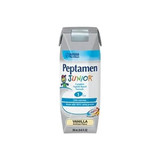 Nestle - 9871616252 - Peptamen Junior Complete Elemental Vanilla Flavor Liquid 8 Oz Can, 250 Calories, Lactose - Free, Gluten - Free - Case/24