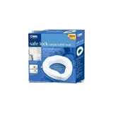 Carex Health Brands - B31300 - Safe Lock Raised Toilet Seat, 500 Lb - Box/3
