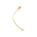 Cardinal Health - Dover - 8887654088 - Pediatric Silicone - Elastomer Coated Latex Foley Catheter, 3 Cc, 2 - Way, 8 French, 12" Length. - Package/10