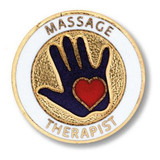 Prestige Medical - 1008 - Cloisonn&Eacute; Emblem Pins - Massage Therapist - Each