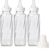 Midway Importing Inc. - Evenflo Classic - 1018311 - Bottle Twist Glass Clr 8Oz 3Pk - Case/12