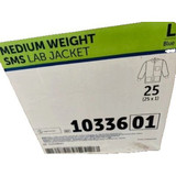 O&M Halyard - Health - 10334 - Coat, Lab Med Wt Sms W/Knit Collar & Cuffs Sm - Case/25