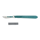 Aspen - Bard-Parker - 371633 - Products Scalpel Conventional No 15 Stainless Steel / Plastic Nonslip Grip Handle With Centimeter Scale Nonsterile Disposable - Case/500
