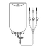 Mckesson - 41964125 - Bag, Eva Gravity 3leg 2000ml - Case/50