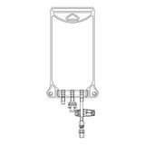 Mckesson - 41964210 - Bag, Eva W/ Fml Conn 500ml - Case/50