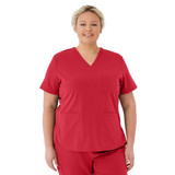 Medline - 4802redxxl - Top,Scrub,Ave,Wmn,Lex,Red,2xl - Each
