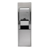 Georgia Pacific - Enmotion - 59453 - Trash Can 6.3 Gal Wall Mount Silver Stainless Steel Open Top - Each