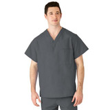 Medline - 610nccxxl-Cm - Top,Scrub,Rev,A-Stat,Charcoal,Mdl-Cc,2xl - Each