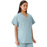 Medline - 6580mtys-Cm - Top,Scrub,Unisex,Cotton,Misty,Cm-Cc,Sm - Each