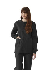 Medline - 8832dkwm - Jacket,Scrub,Black,Ce,Usex Knit Cuf,Med - Each