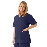 Medline - 893nntxl - Top,Scrub,Ladies,V-Neck,2pkt,Navy,Xl - Each