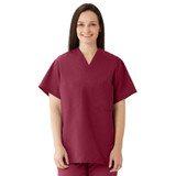 Medline - 910jwnl-Cm - Top,Scrub,Rev,2pkt,Wine,Mdl-Cc,Lg - Each