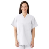 Medline - 910xtqxxl-Cm - Top,Scrub,Rev,2pkt,White,Mdl-Cc,2xl - Each