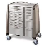 Capsa Healthcare - Avalo Series - Am10Mc-Lcg-N-Dr131 - Medical Cart 43 X 37 - 3/4 Inch Cream / Green - Each