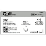 Surgical Specialties - Ra-2070Q - Suture, Quill Barbed Pdo 4 - 0 Vio Rb - 1 7Cmx7Cm - Box/12