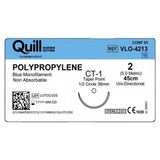 Surgical Specialties - Vlo-4213 - Suture, Quill Barbed Pp 2Blu 45Cm Ct - 1 1/2" Cir 36Mm - Box/12