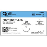 Surgical Specialties - Vlo-4218 - Suture, Quill Barbed Pp 1 Blu 45Cm Sh 1/2" Cir 26Mm - Box/12