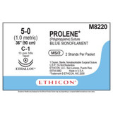 Johnson & - J Healthcare Systems - M8220 - Suture, Prolene Blu Mono 5 - 0 36" C - 1 - Box/12