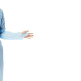 Medline - Cri5010z - Gown,Iso,Thmblp,Polyethylene,Blue,Un - Each
