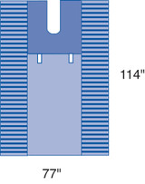 Medline - Dynjp8411 - Pack,Shoulder,Drape - Case/8
