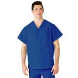 Medline - M610nht3xl-Ca - Top,Scrub,Rev,2pkt,Sapphire,Ang-Cc,3xl - Each