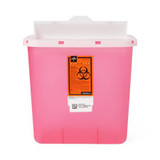 Medline - Mds701202fh - Container,Sharps,2 Gal,Clr/Red,Flap - Each