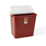 Medline - Mds705212hnh - Container,Sharps,12 Gal,Red,Hinged - Each
