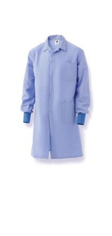 Medline - Mdt046811l - Coat,Lab,Resistat,Men's,Lt.Blue,Lg,Ea - Each