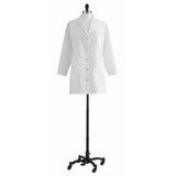 Medline - Mdt11wht32e - Coat,Lab,Ladies,Staff Length,White,32 - Each