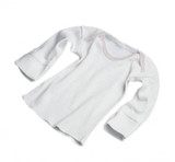 Medline - Mdt2112571 - Shirt,Baby,Tieside,Long Sleeve,Whit - Each