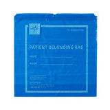 Medline - Non026315bl - Bag,Patient Belong,Drwstrg,20x20,Blue - Each