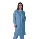 Medline - Nonsw400xxl - Coat,Lab,Mltilyr,Knt Cf/Trdcolar,Blue,2x - Each