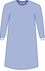 Medline - Spt-2702Cs - Gown,Aurora,Nonrnf,Xl - Case/100